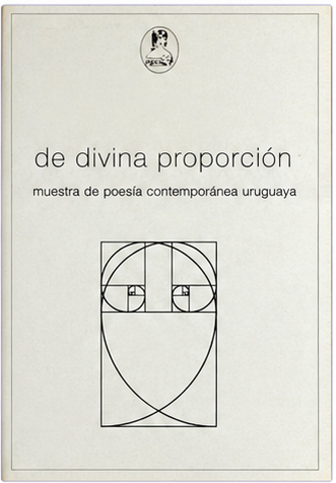 Portada de De divina proporción: Muestra de poesía contemporánea uruguaya