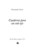 Portada de Cuaderno para un solo ojo